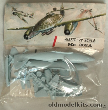 Airfix 1/72 Messerschmitt Me-262A Bagged, 110 plastic model kit